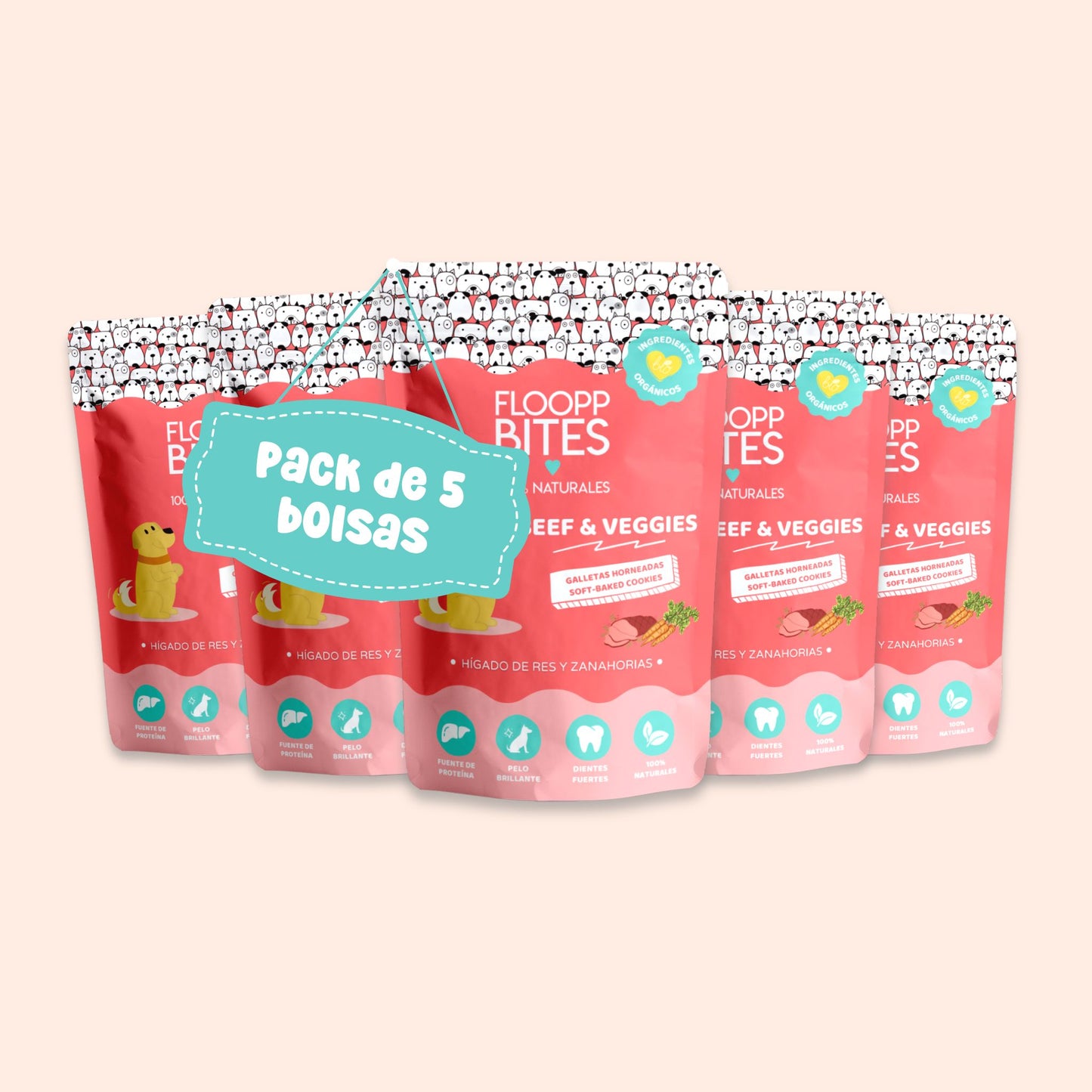 Beef & Veggies Cookie 5 Pack