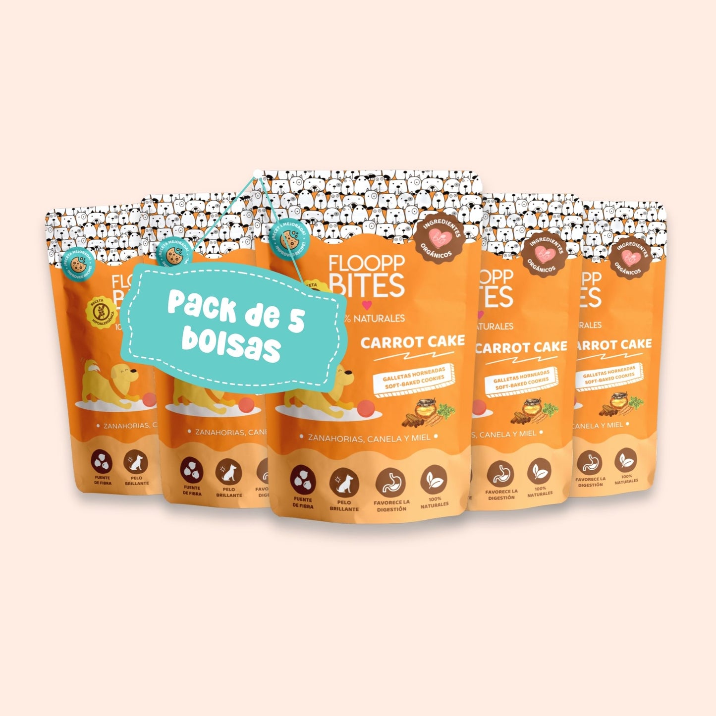 Carrot Cake Cookie 5 Pack