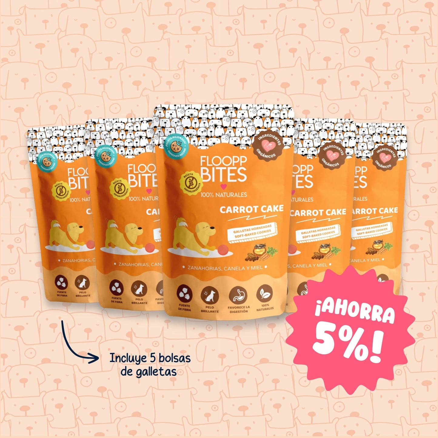 Carrot Cake Cookie 5 Pack