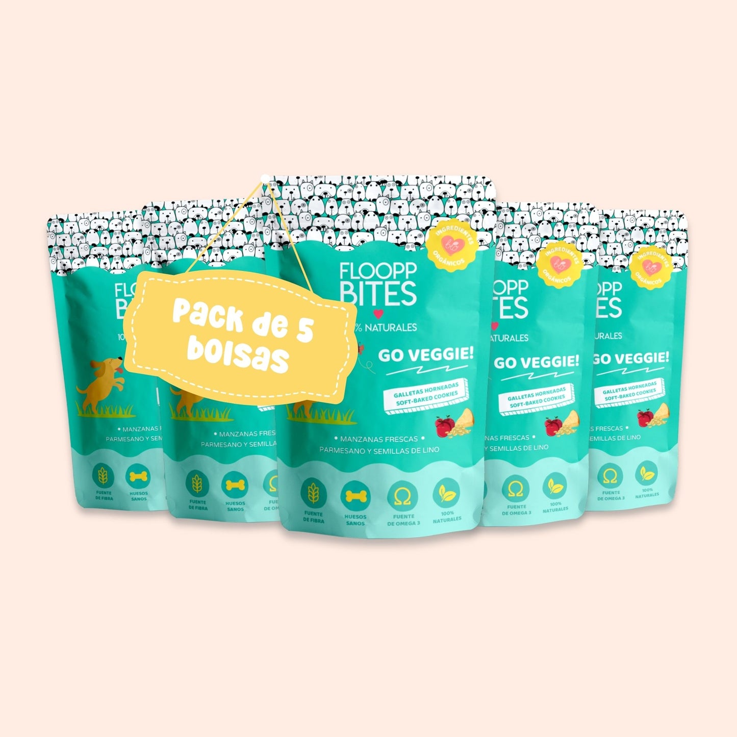 Go Veggie! Cookie 5 Pack