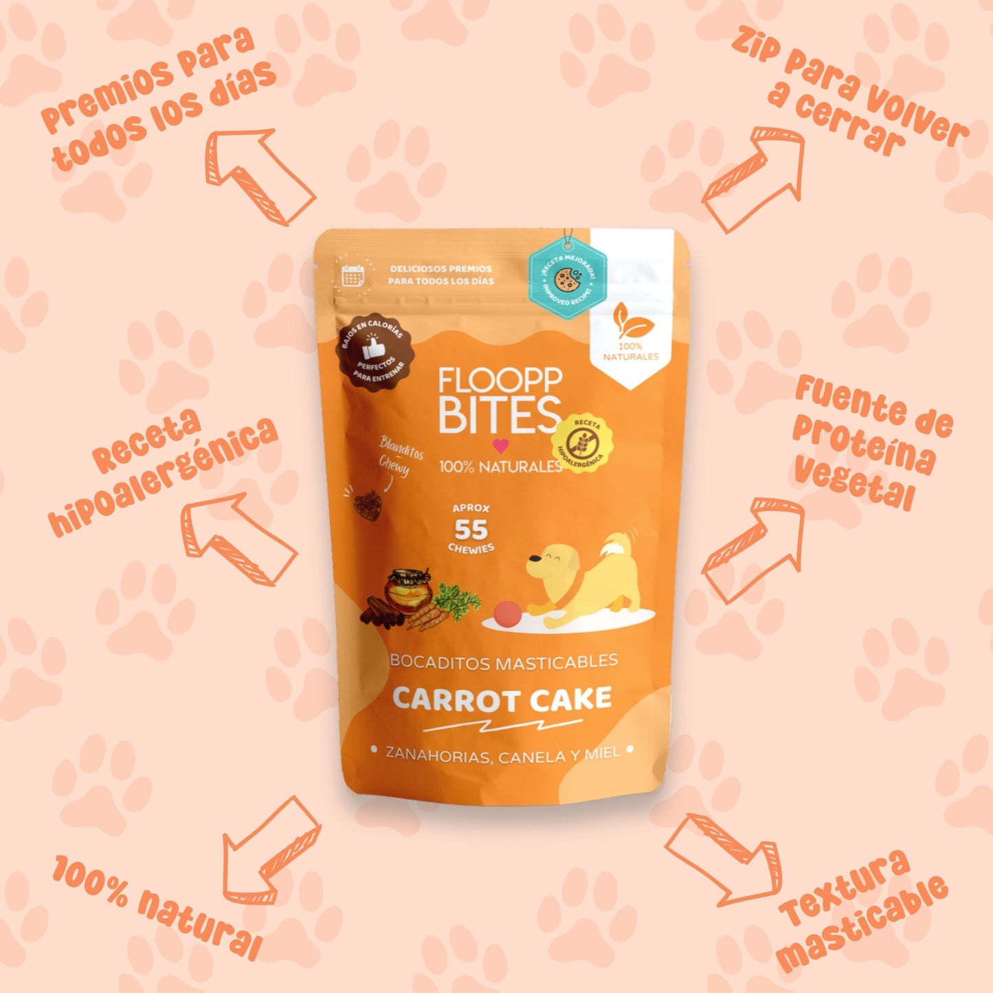 Carrot Cake Chewy Bites