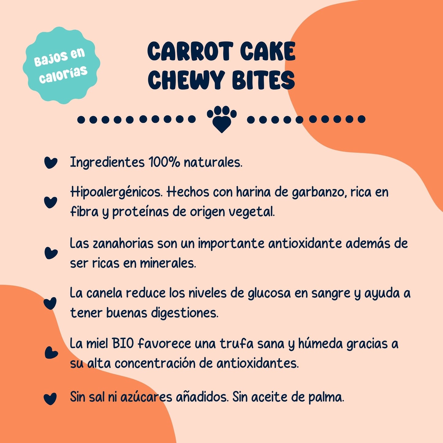 Carrot Cake Chewy Bites 8 Pack