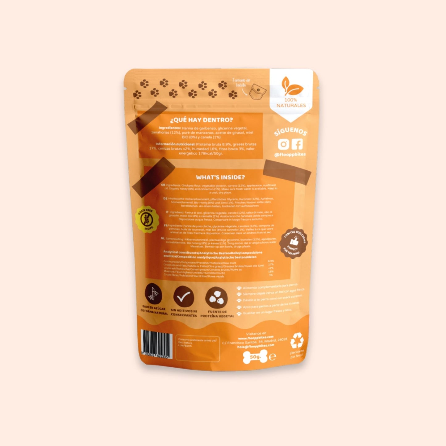 Carrot Cake Chewy Bites 8 Pack