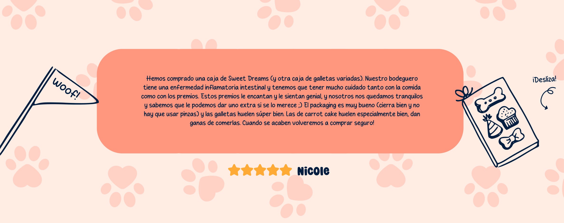 Opiniones clientes sobre snacks para perros caseros Floopp Bites