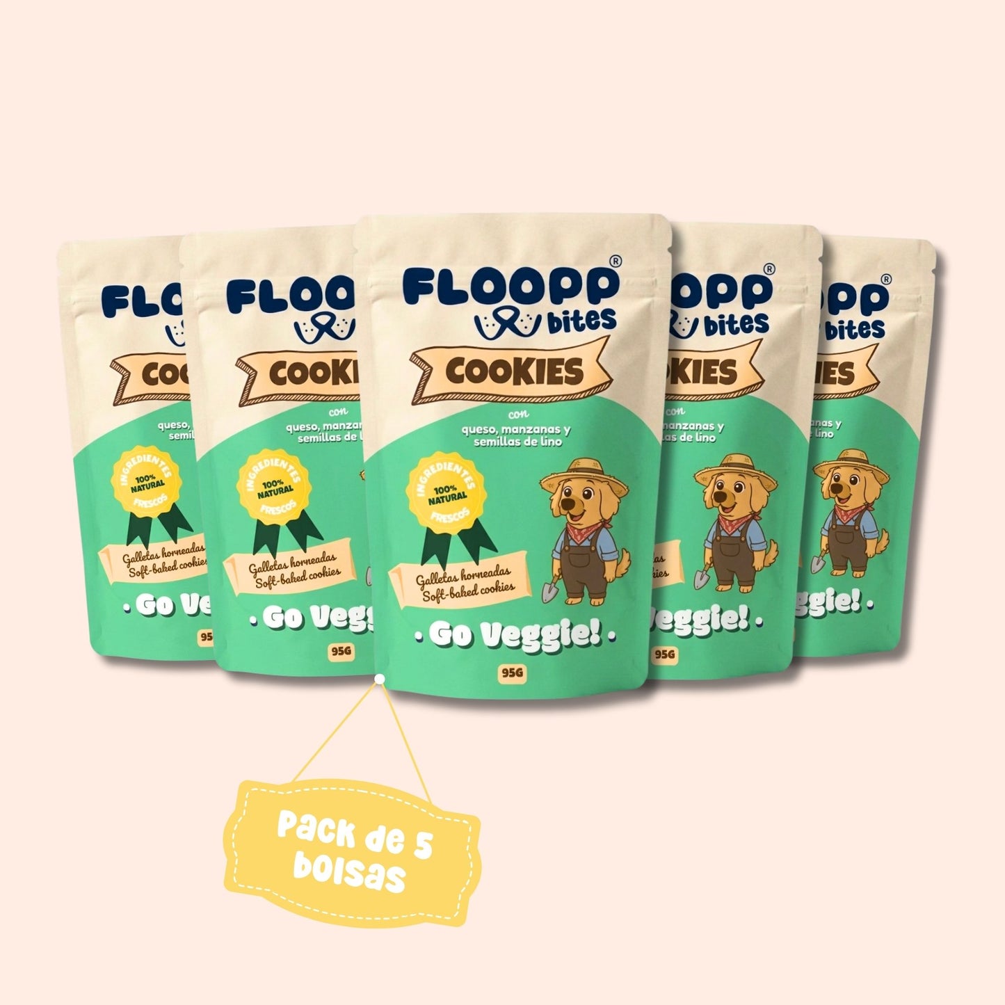 Go Veggie! Cookie 5 Pack