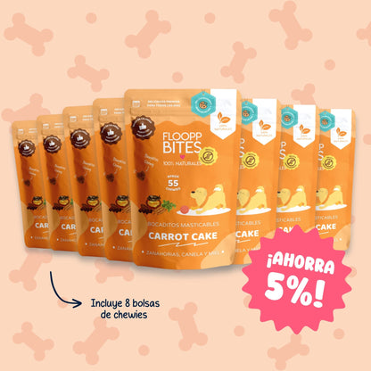 Carrot Cake Chewy Bites 8 Pack