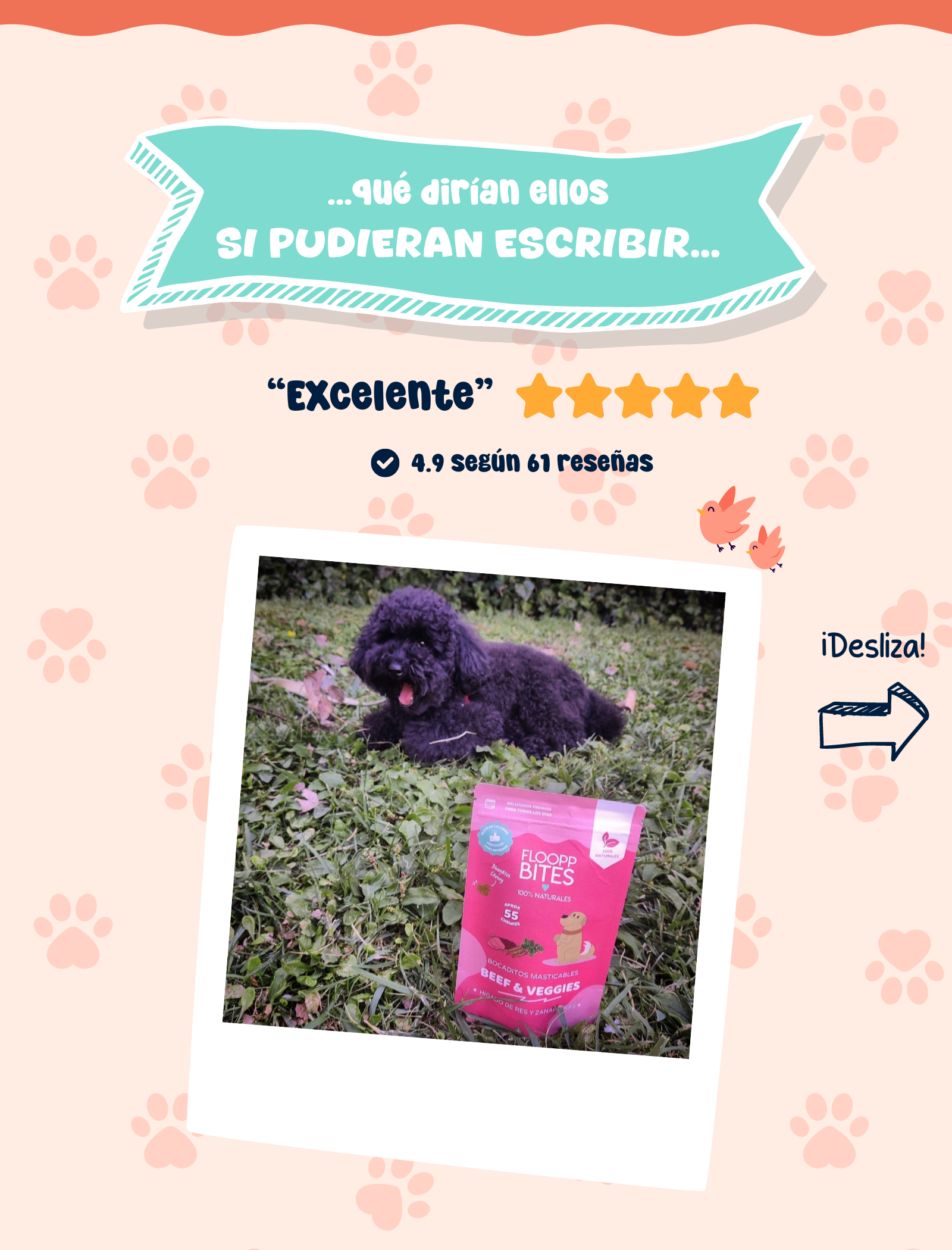 Chuches perros naturales con carne de res y  zanahorias - premios para perros pequeños